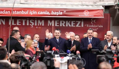 AK Parti İBB Başkan Adayı Murat Kurum Bayrampaşa’da konuştu