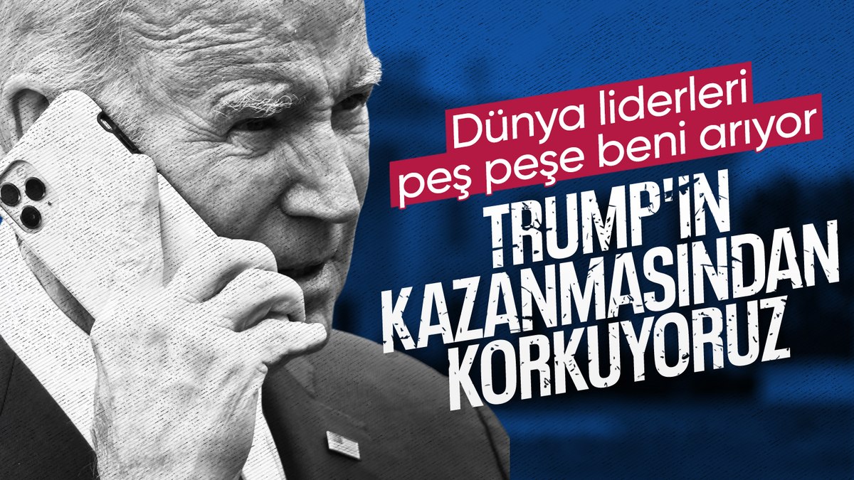 Joe Biden: Liderler beni kenara çekip, Trump hakkında konuşuyor