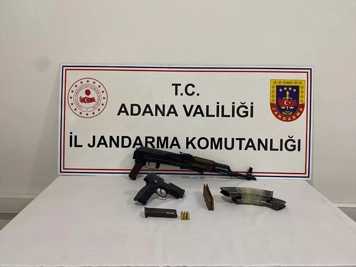 Adana’da PKK Operasyonu: AK-47 ve Tabanca Ele Geçirildi